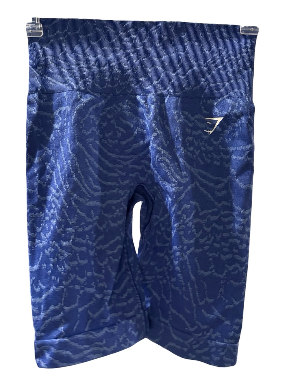 Gymshark Women’s Royal Blue Seamless High-Rise Bike Shorts - Picture 3 of 7